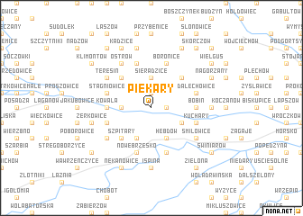 map of Piekary