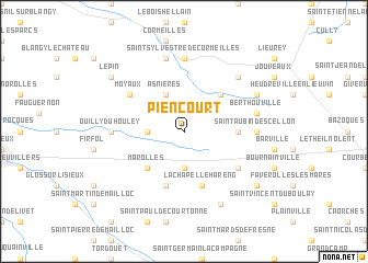 map of Piencourt