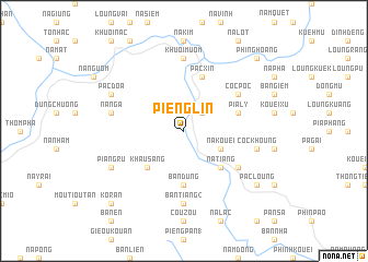 map of Pieng Lin