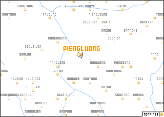 map of Piéng Luông