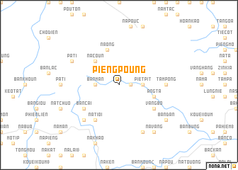 map of Pieng Poung