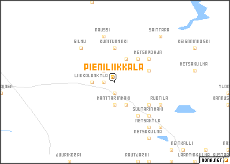 map of Pieni-Liikkala