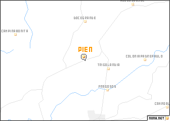 map of Piên