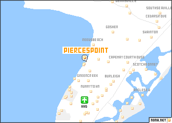 map of Pierces Point