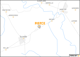 map of Pierce