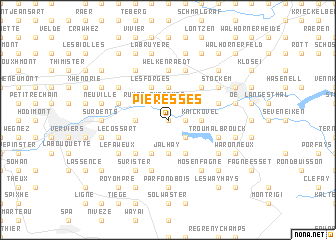 map of Pieresses