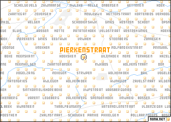 map of Pierkenstraat