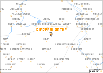 map of Pierre Blanche