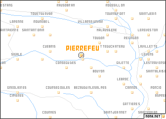 map of Pierrefeu