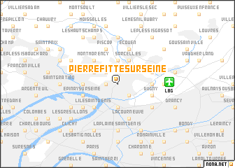 map of Pierrefitte-sur-Seine