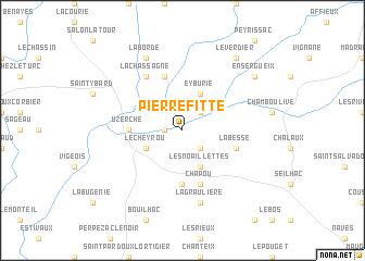 map of Pierrefitte