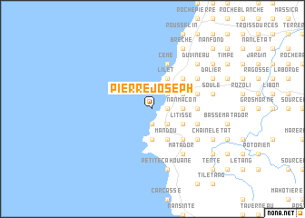 map of Pierre Joseph