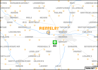 map of Pierre-Lay