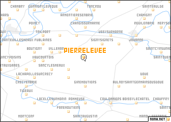 map of Pierre-Levée