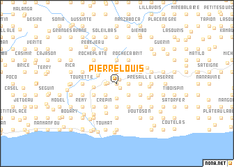 map of Pierre-Louis