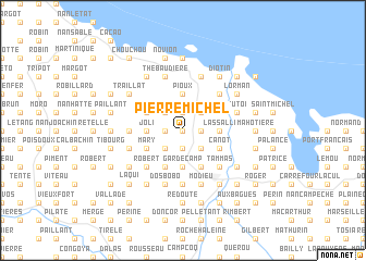 map of Pierre Michel