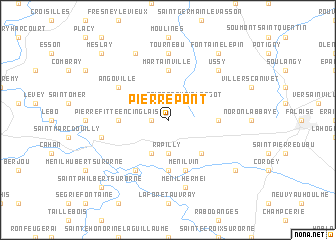 map of Pierrepont