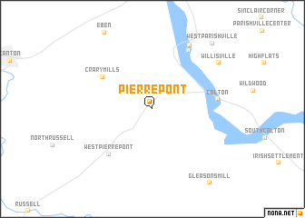 map of Pierrepont