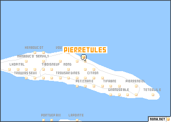 map of Pierre Tules