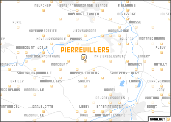 map of Pierrevillers