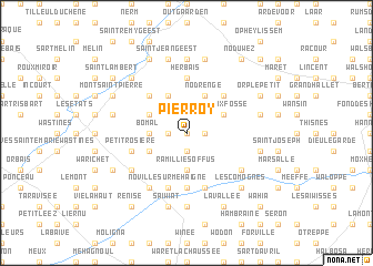 map of Pierroy