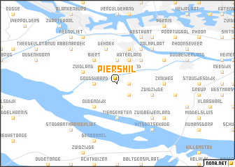 map of Piershil