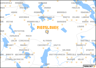 map of Piersławek
