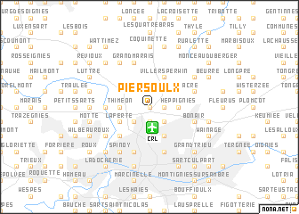 map of Piersoulx