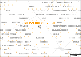 map of Pierzchały Błażeje