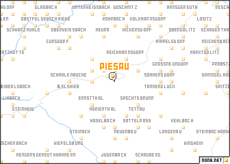 map of Piesau