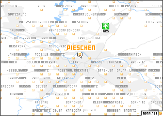 map of Pieschen