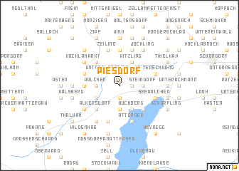 map of Piesdorf