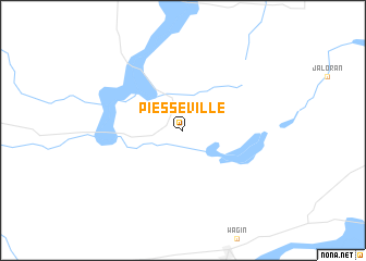 map of Piesseville