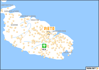 map of Pietà