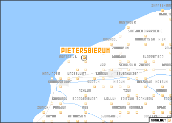 map of Pietersbierum