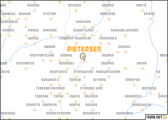 map of Pietersen