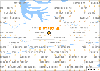 map of Pieterzijl