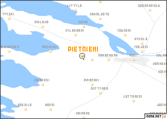 map of Pietniemi