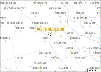 map of Pietracolora