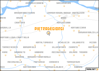 map of Pietra deʼ Giorgi