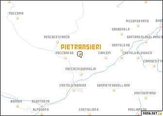 map of Pietransieri