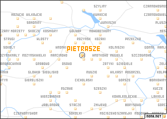 map of Pietrasze