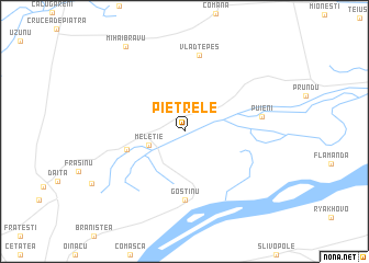 map of Pietrele