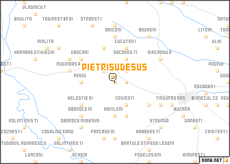 map of Pietrişu de Sus