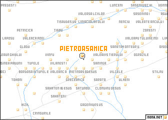 map of Pietroasa Mică