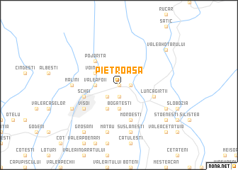 map of Pietroasa