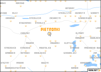 map of Pietronki