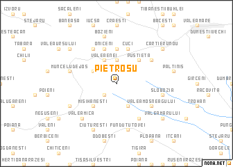 map of Pietrosu