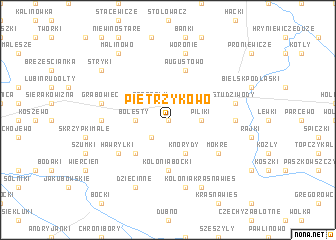 map of Pietrzykowo