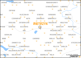 map of Pietrzyk